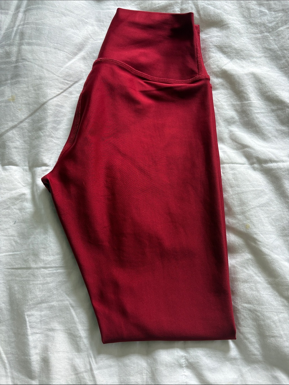 ALO Yoga Wine Red High-Rise Leggings - Picture 6 of 9